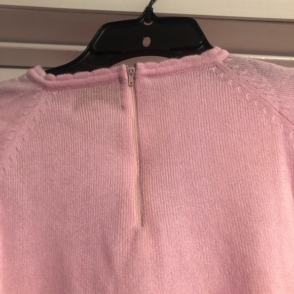 Short sleeve pink knitted pullover-size 36 - Picture 2 of 4